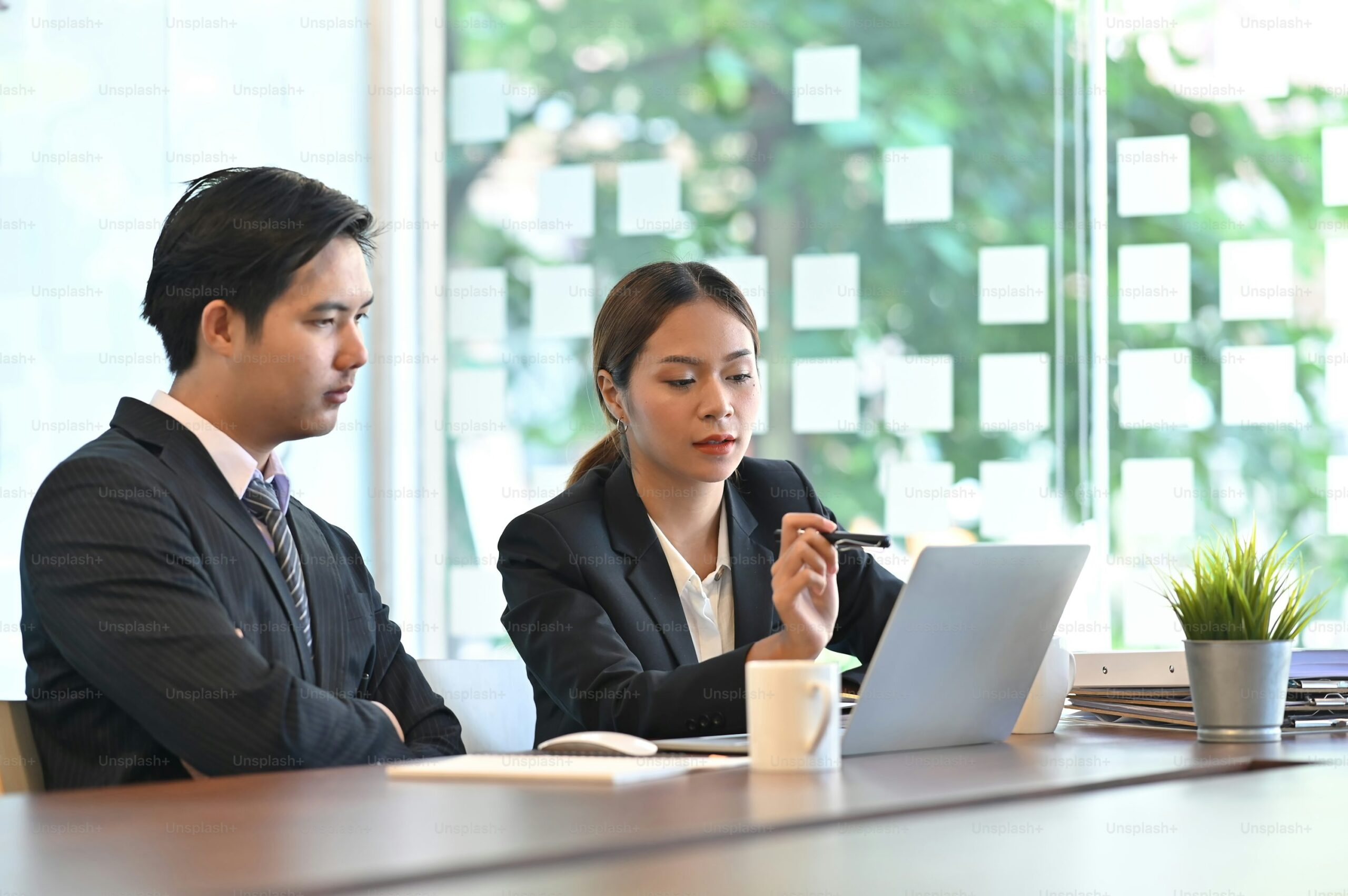 Online business consultant sharing startup tips on blog